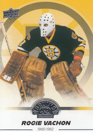 řadová karta ROGIE VACHON 23-24 UD Boston Bruins Centennial číslo 22